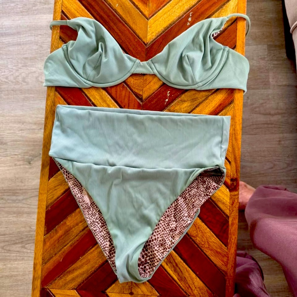 Acacia Green Bikini Set